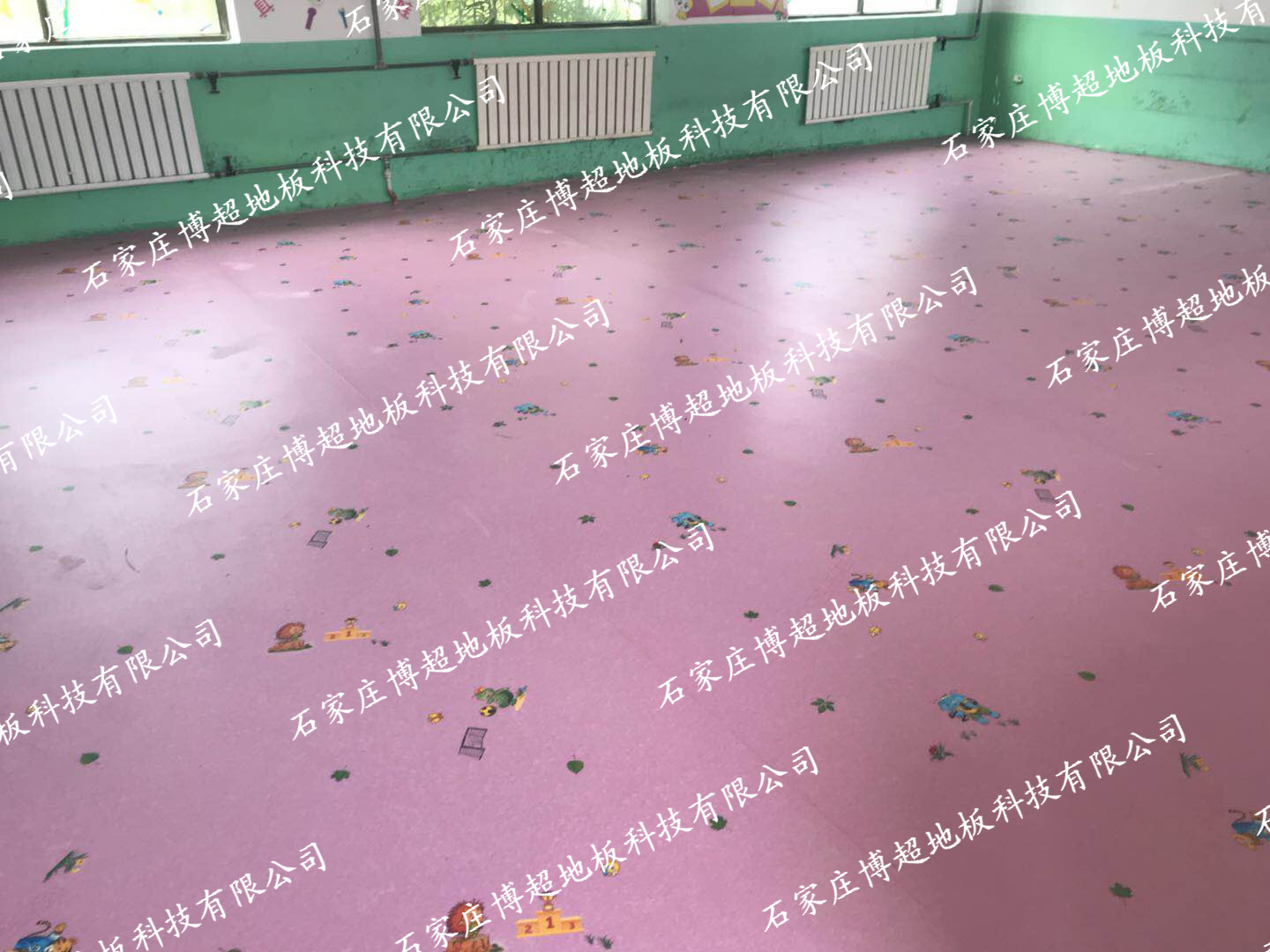 山西省吕梁市某幼儿园塑胶地板